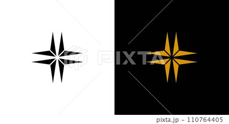 Modern and cool star icon logo design 2 110764405