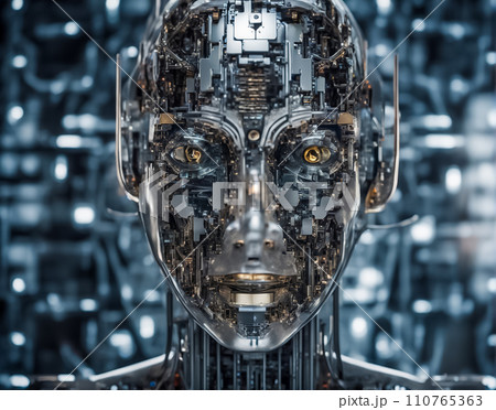 基盤が組み込まれたロボット 110765363