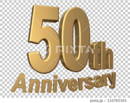 3DCG角色「50週年/50週年」金、金 3DCG角色「50週年/50週年」金、金 110765565