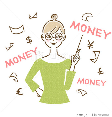 お金と女性 110765668