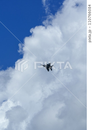 青空を飛ぶ飛行機 110766084