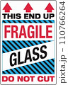 International Shipping Pictorial Labels Fragile Glass This End Up Do Not Cut 110766264