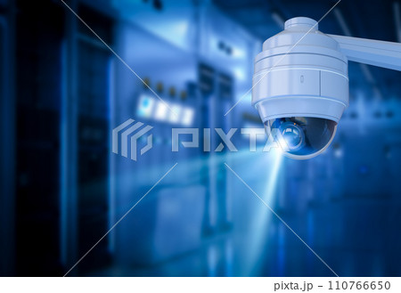 Security camera or cctv camera in factory 110766650