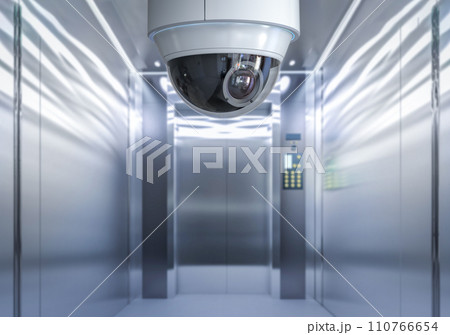 Security camera or cctv camera in elevator Security camera or cctv camera in elevator 110766654