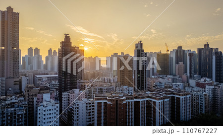Crowded Streets, and Urban Landscape hong kong Jan 7 2024 Crowded Streets, and Urban Landscape hong kong Jan 7 2024 110767227