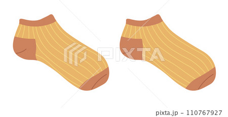 Socks with stripes, unisex ankle length stocking 110767927