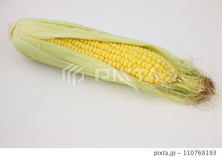 物撮りのとうもろこし 物撮りのとうもろこし 110768193