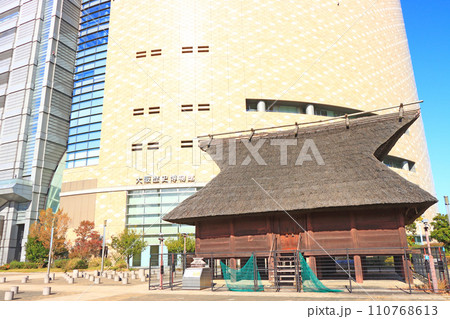 大阪府大阪市、大阪歴史博物館の風景 大阪府大阪市、大阪歴史博物館の風景 110768613