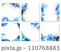 アルコールインクアート_グラフィック_ブルー2 110768883