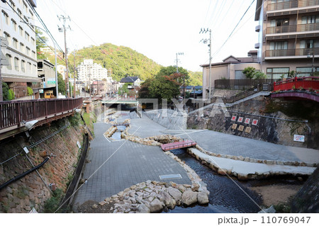 有馬温泉 有馬川親水広場（兵庫県 神戸市） 110769047