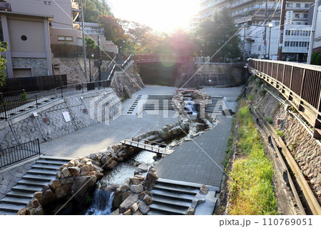 有馬温泉 有馬川親水広場(兵庫県 神戸市) 有馬温泉 有馬川親水広場(兵庫県 神戸市) 110769051