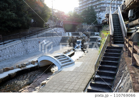 有馬温泉 有馬川親水広場（兵庫県 神戸市） 110769066