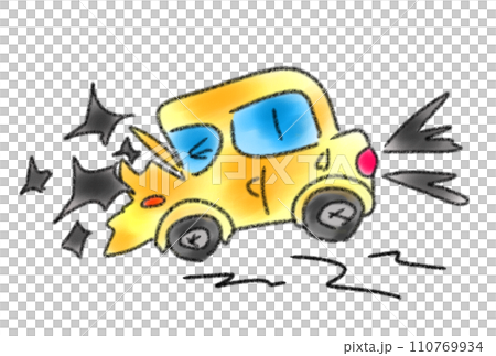 引發事故的汽車 引發事故的汽車 110769934