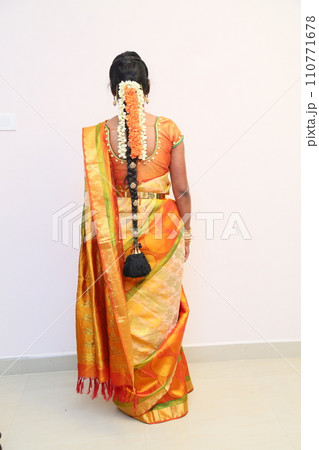 Prayer at Traditional Hindu wedding ceremony 110771678
