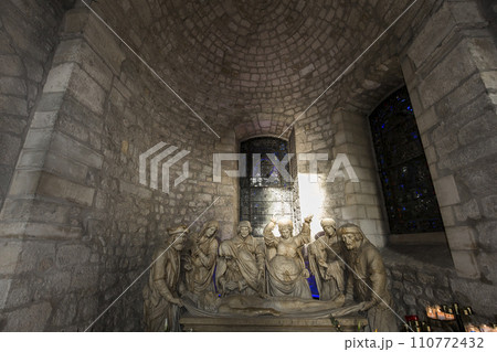 interiors and details of Saint Remi basilica, Reims, France interiors and details of Saint Remi basilica, Reims, France 110772432