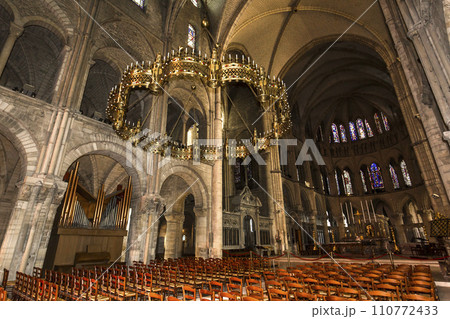 interiors and details of Saint Remi basilica, Reims, France interiors and details of Saint Remi basilica, Reims, France 110772433