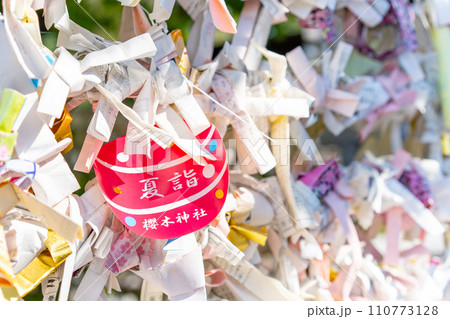 千葉県　櫻木神社のおみくじ 110773128