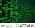 デジタル・IT・コンピューター・サイバー空間・テクノロジー・2進数のイメージ 110773610