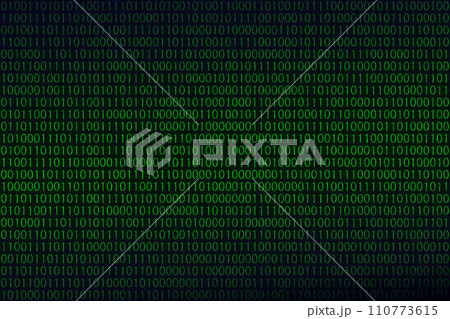 デジタル・IT・コンピューター・サイバー空間・テクノロジー・2進数のイメージ デジタル・IT・コンピューター・サイバー空間・テクノロジー・2進数のイメージ 110773615