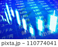 ビジネス・FX・為替相場・経済・証券・ローソク足チャートのイメージ 110774041