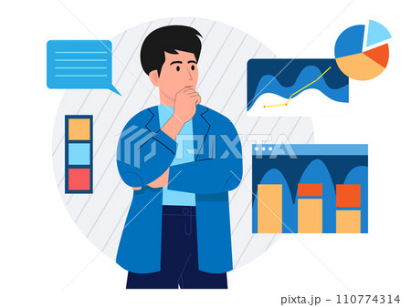 Business, business data analysis, investment and management Business, business data analysis, investment and management 110774314