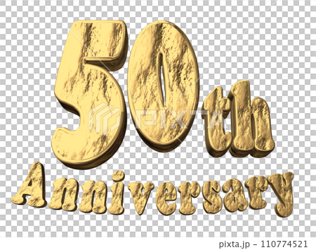 3DCG角色「50週年/50週年」金、金 3DCG角色「50週年/50週年」金、金 110774521