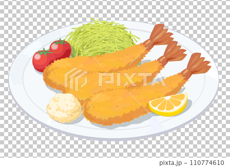 エビフライのイラスト 110774610