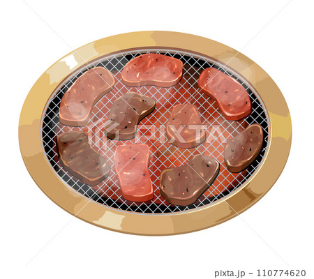 焼肉のイラスト 110774620