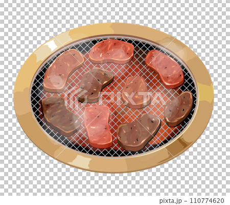 焼肉のイラスト 110774620