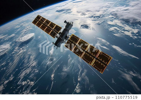 人工衛星 AI生成画像 AI画像 人工衛星 AI生成画像 AI画像 110775519