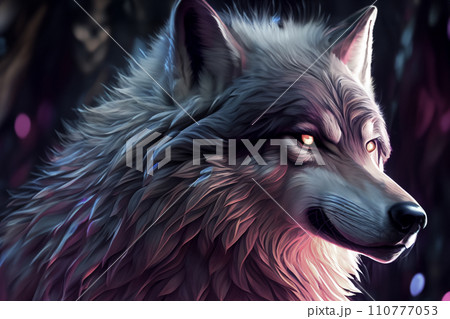 オオカミのイメージ オオカミのイメージ 110777053