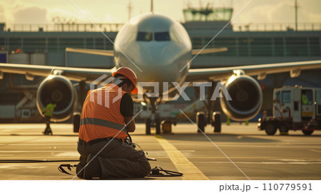 AIによる自動化された倉庫の効率的な物流プロセス、最新の技術や人工知能を活用した倉庫や物流。AI画像 110779591