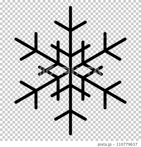 Thin snowflake background transparent Thin snowflake background transparent 110779637