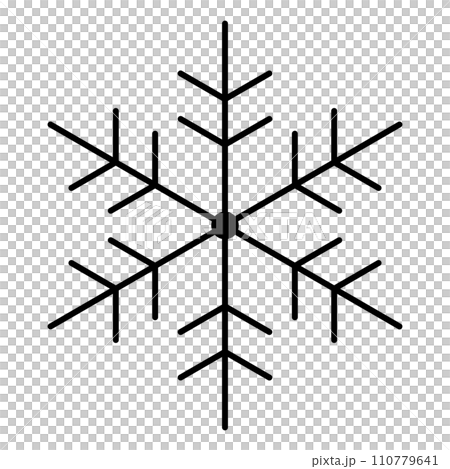 Thin snowflake background transparent Thin snowflake background transparent 110779641