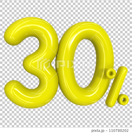 Number 3D Render  110780202