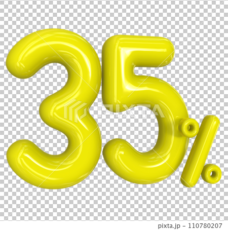 Number 3D Render  110780207