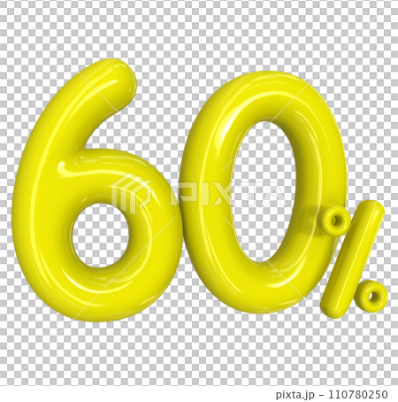 Number 3D Render  110780250