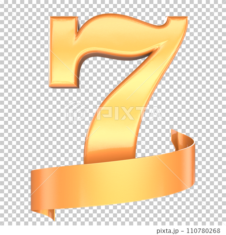 Number 3D Render  110780268