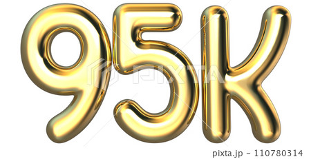 Number 3D Render  110780314