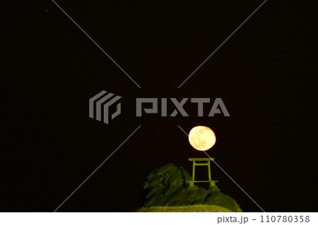 居待月と夫婦岩 110780358