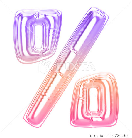 Balloon Number 3D Rendering 110780365