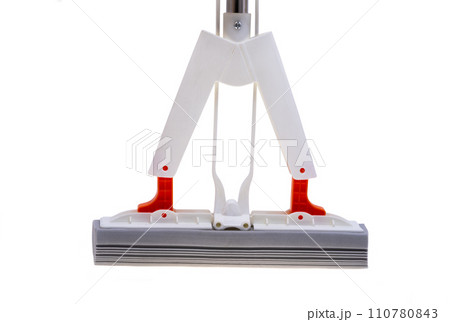 mop with wringer isolated mop with wringer isolated 110780843
