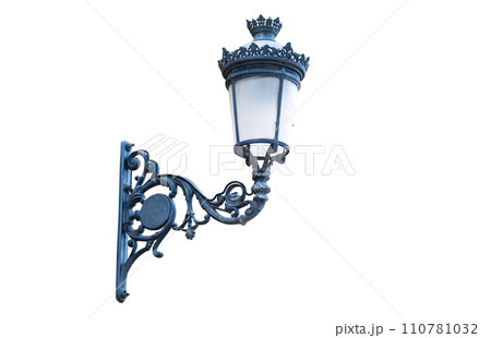 wall street lamp isolated wall street lamp isolated 110781032