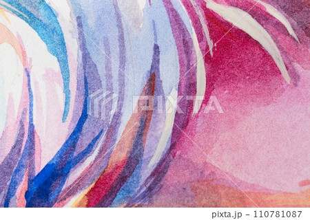 painted in watercolor on a white background painted in watercolor on a white background 110781087