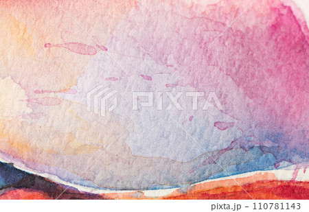 painted in watercolor on a white background painted in watercolor on a white background 110781143