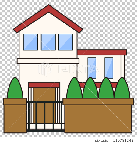 Illustration of a house 110781242