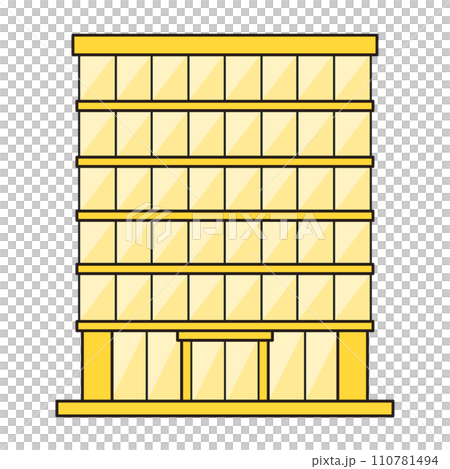 ビルのイラスト ビルのイラスト 110781494