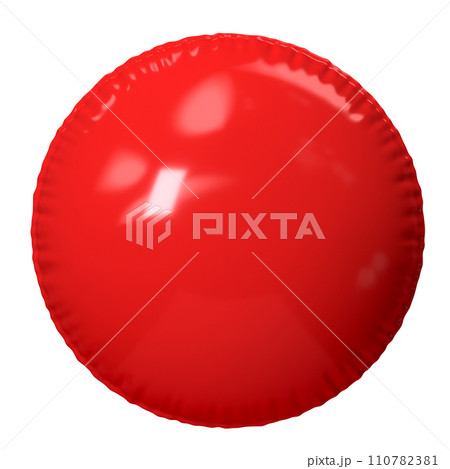 Red Round Balloon. 3d render illustration. Red Round Balloon. 3d render illustration. 110782381