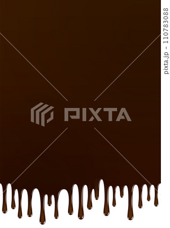 解けるチョコレートの背景素材 解けるチョコレートの背景素材 110783088