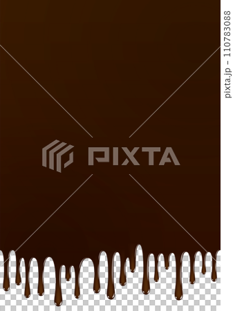 解けるチョコレートの背景素材 解けるチョコレートの背景素材 110783088